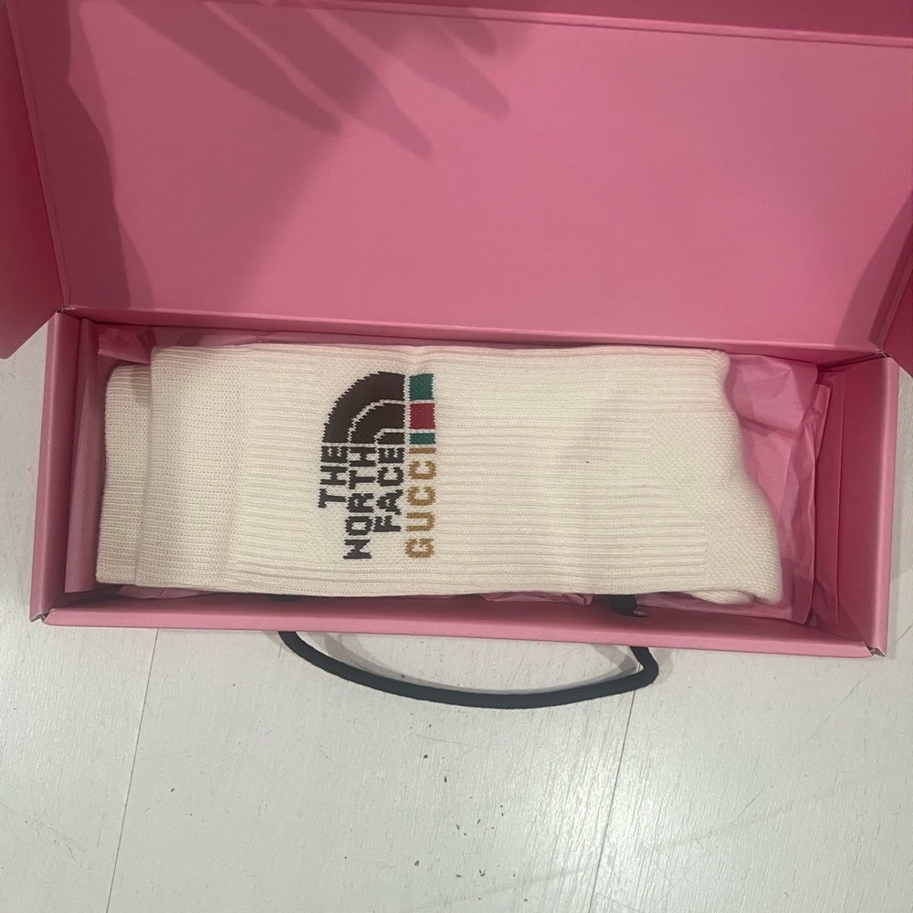 Gucci north face collaboration socks